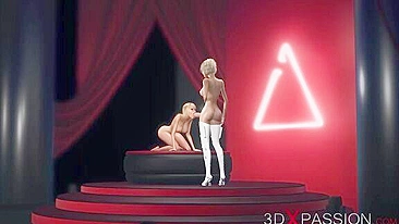 Fêmea safada te provoca com vídeo de prazer duplo mostrando sexo futa