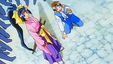 Loira gata brilha em cena taboo hentai com muito amor hardcore