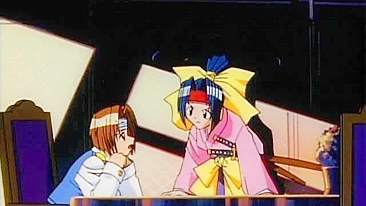 Loira gata brilha em cena taboo hentai com muito amor hardcore