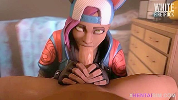 Compilação de foda Fortnite com as hentai mais quentes precisando de paus grandes