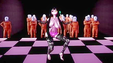 Hentai Ido com vários caras prontos pra gangbang brutal nela