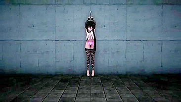 Hentai Ido com vários caras prontos pra gangbang brutal nela