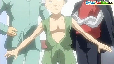 Enfermeira nua de tetas no hentai cavalgando pau e curtindo a carne no buraco