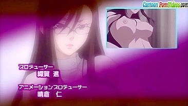 Enfermeira nua de tetas no hentai cavalgando pau e curtindo a carne no buraco