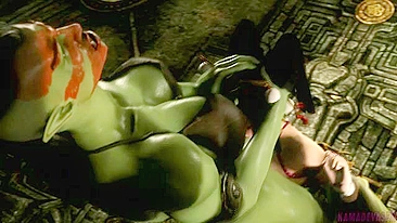 Ação hentai Nyotengu com minazinha sendo fudida como uma vadia de verdade