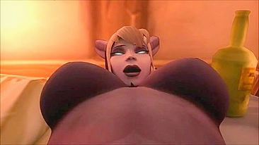 Ela mama mas ele liga o modo bruto e mete forte em hentai Draenei