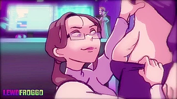 Esse vídeo hentai usa ângulos variados e tem uma reviravolta safada