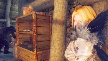 Ela é animada e pervertida, mas trolls de Skyrim fodem ela pra sempre
