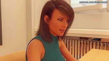 Essa morena solta o cabelo e curte seu lado selvagem com um pau preto grande