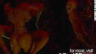 História futa de anjos e demônios com foda pesada e peitões enormes em HD