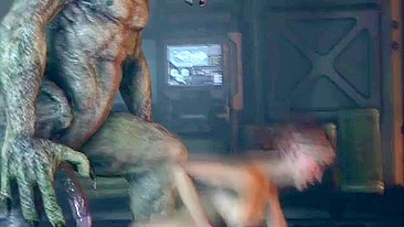 Demônio pauzudo fode todas as bucetas quentes nesse hentai