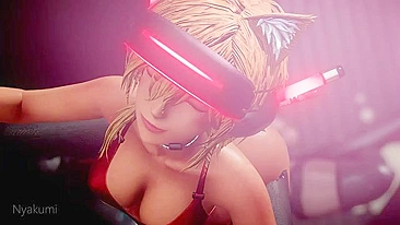 Vídeo pornô extremo com 2B e sua sede louca por porra