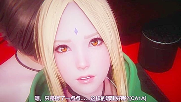 Tsunade hentai XXX Pegada boa com um pauzão oversized em HD