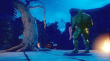 Suas tetas enormes a tornam a elfa puta perfeita que precisa de paus grandes