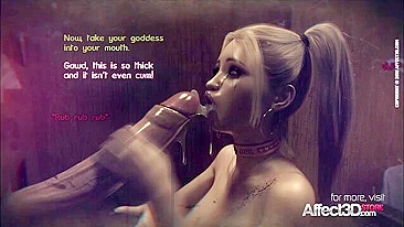 Hentai futa freira com adoração de bolas e toques tabus pra caralho