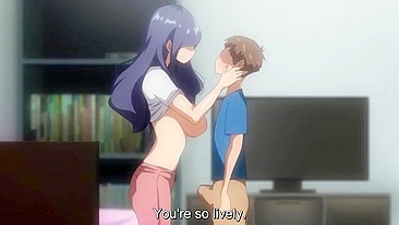 Cabelo lindo e tetas sexys a tornam irresistível pros tarados como ele