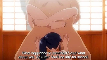 Ela dá um tesão foda nele nessa cena de hentai hipnose proibida