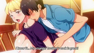 Garota tesuda tem a buceta molhada enchida pelo amante, mas com uma reviravolta