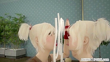 Fantasia de mistress futa em hentai hardcore com lambida no cu