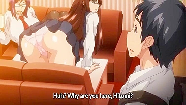 Nenhuma colegial peituda merece ficar sem foda em hentai hardcore com gozo