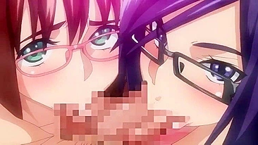 Nenhuma colegial peituda merece ficar sem foda em hentai hardcore com gozo