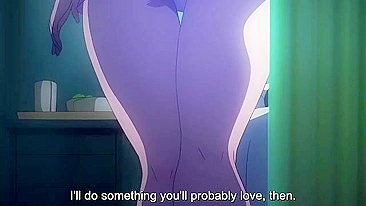 Enfermeira hentai usa pés e buceta pra fazer paciente gozar forte