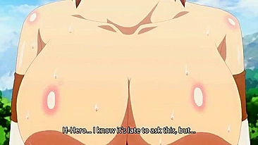 Anime hentai com garotas de peitos grandes em mundo de fantasia.