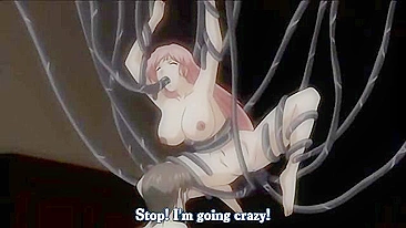 Bruxa ruiva goza com dupla penetração de tentáculo. #Hentai