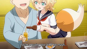 Garota furry hentai no Resort das Raposas Safadas fode todos os hóspedes.