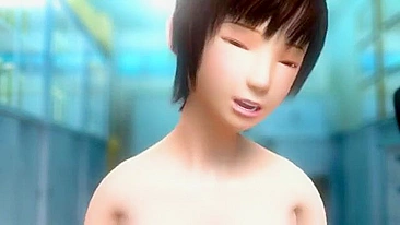 Colegial hentai amarrada domina veterano com sexo bruto.