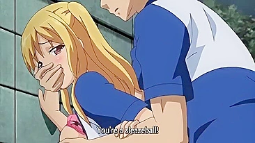 Hentai: Brotinho de Flor 2 - Virgem leva gozada na cara e no cu.