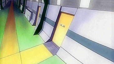 Enfermeira amarrada e fodida na buceta em site de hentai.