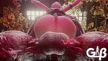 O poderoso Ashen One domina a Fire Keeper sexy com seu pau demoníaco enorme.