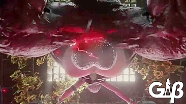 O poderoso Ashen One domina a Fire Keeper sexy com seu pau demoníaco enorme.