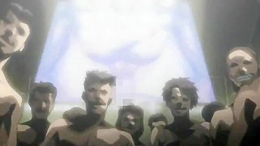 Putas hentai fodidas com dildos gigantes até gozarem.