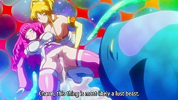 Garotas hentai mágicas fodidas por tentáculos no espaço. #Hentai #Porn