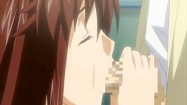 Gostosa hentai de peitos grandes fodida em bondage.