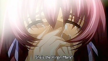 Enfermeira leva surra de rola em cena de hentai.