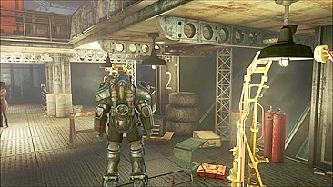 Hentai pornô - Personagem de Fallout 4 leva no cu de loira com strap-on.