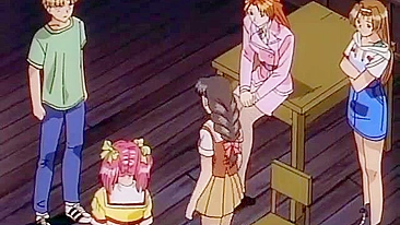 Isaku 2 - Colegial amarrada, amordaçada e forçada a tomar enema antes de ser fodida brutalmente. #Hentai #Enema #Colegial