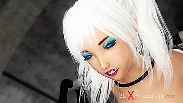 Japonesa universitária safada fode escravo militar em fantasia hentai.