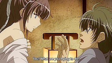 Ninja gata falha na missão e é punida com sexo bruto do pai e irmão.