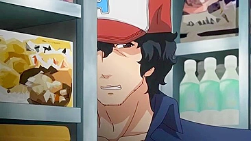 Perseguidor creepy deflorou garota anime fofa em cena hentai.