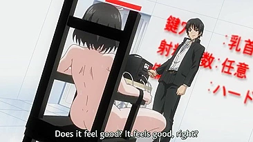 Hentai - colegial miúda é fodida brutalmente por pauzão na prisão.