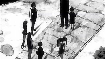 Hentai mana malvada algemada e fodida com força.