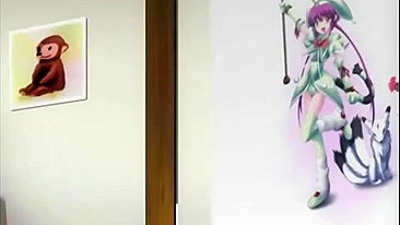 Hentai mana malvada algemada e fodida com força.