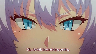 Redo - Garota loba furry leva no cu por trás enquanto mama na frente.