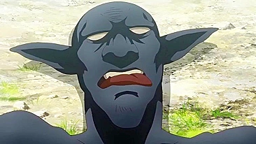 Escrava hentai em bondage coberta de porra quente.