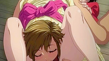 Lésbicas colegiais safadas em tesourada quente em site hentai.