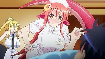 Peitos curam tudo no mundo hentai.